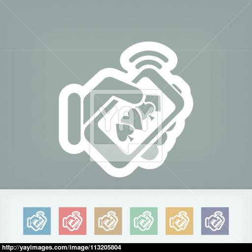 Online Casino Icon Vector