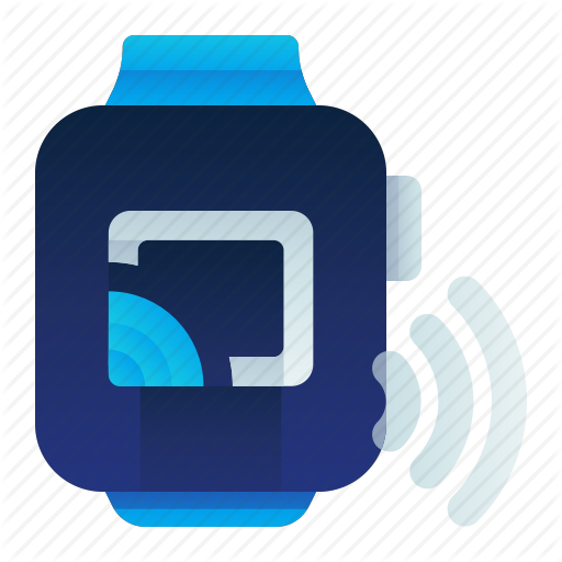 Cast, Control, Smart, Smartwatch, Watch Icon