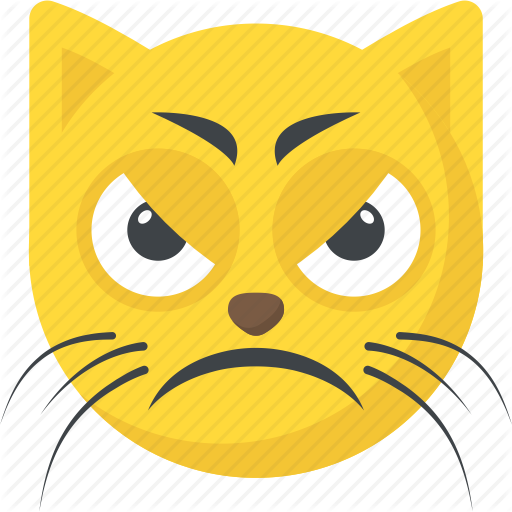 Cat Emoji, Cat Face, Emoticon, Kitten, Smiley Icon