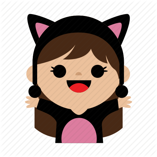Cat, Child, Costum, Cute, Girl, Kids, Sweet Icon