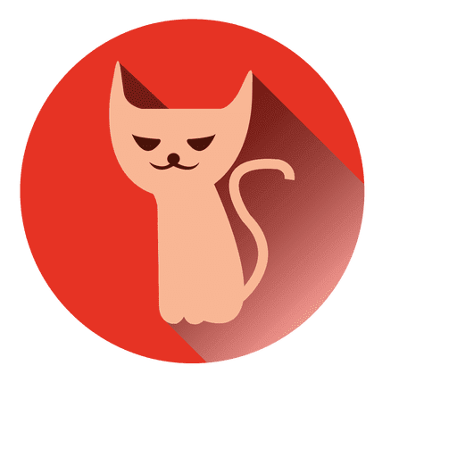 Witch Cat Round Icon