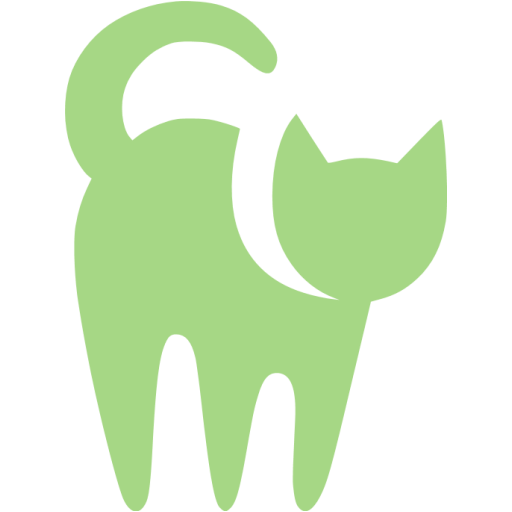 Guacamole Green Cat Icon