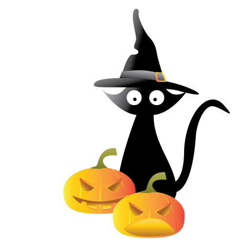 Scary, Hauted, Cat Icon