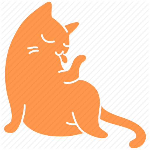 Cat, Cute, Feline, Ginger, Lick, Meow, Pet Icon