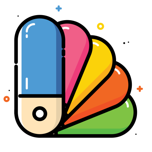 Color Catalog Icon Office Iconset Thalita Torres