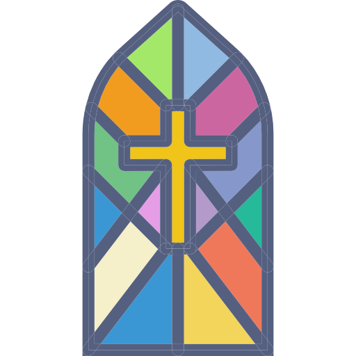 Cathedral, Religious, Church, Religion, Christian, Stained Glass Icon