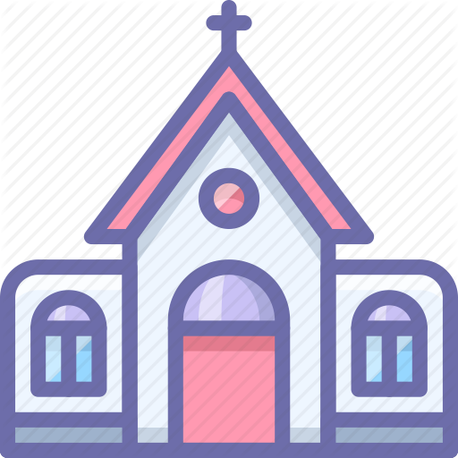 Building, Catholic, Church Icon