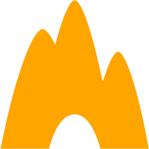 Orange Cave Icon