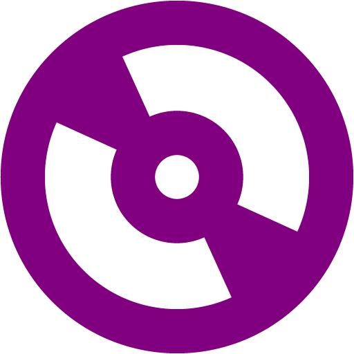 Purple Cd Icon