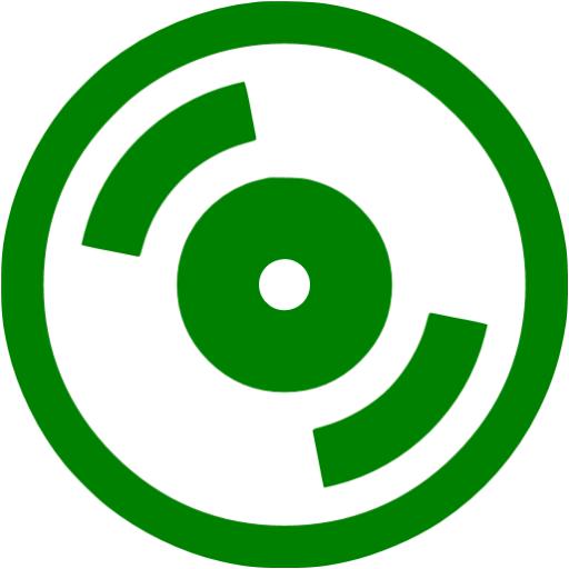 Green Cd Icon