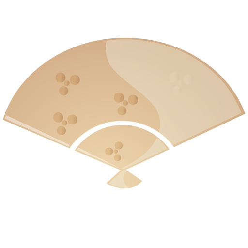 Fan, Beige Icon