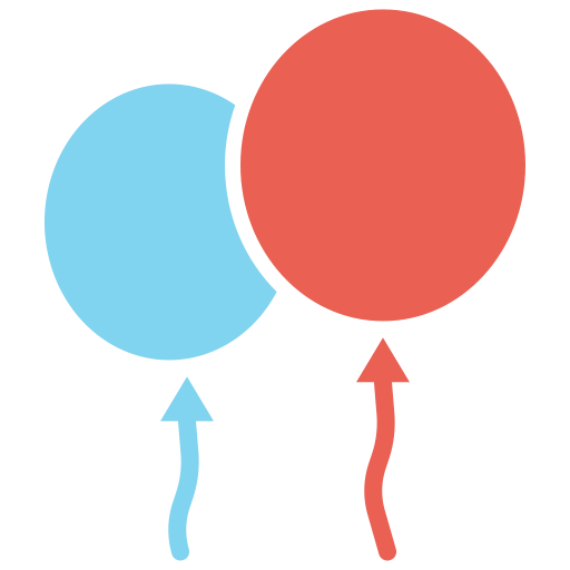 Festival, New, Balloon, Year, Celebration, Merry, Celebrate Icon