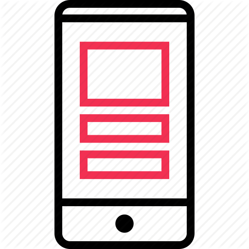 Cell, Phone, Visit, Website Icon Icons Outline Website Icons