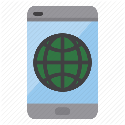 Computer, Mobile, Symbols, World Icon
