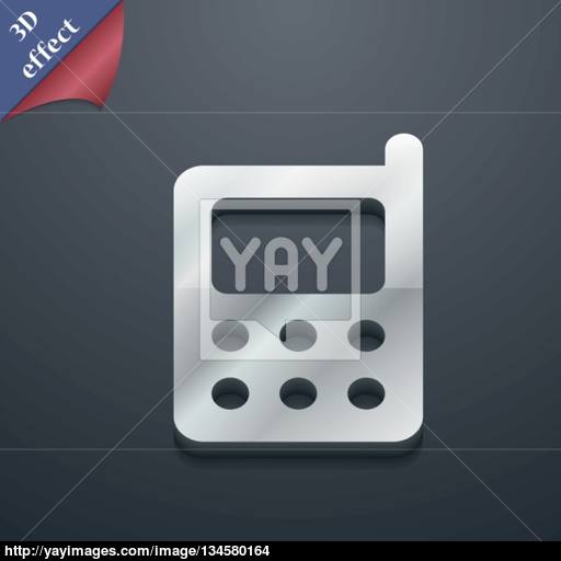 Mobile Phone Icon Symbol Style Trendy, Modern Design