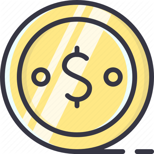 Cent, Coin, Currency, Dollar, Money Icon