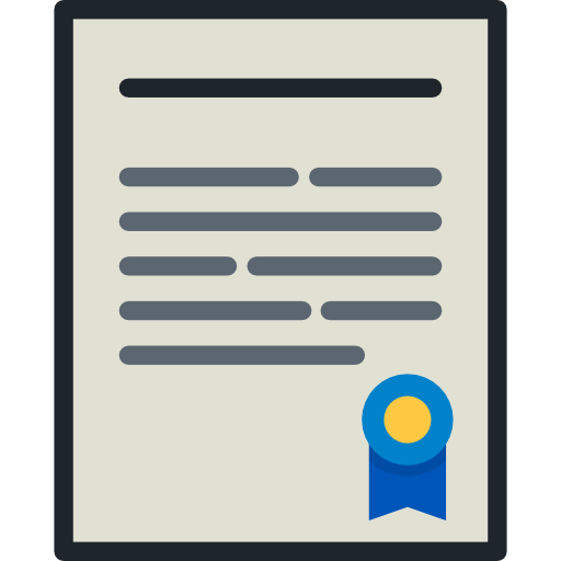 Certificate Icon