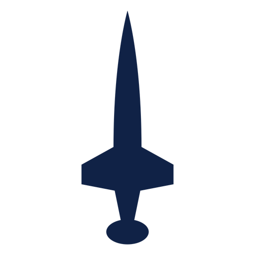 Airplane Top View Silhouette Icon