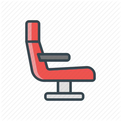 Airplane, Chair, Seat, Train, Travel Icon