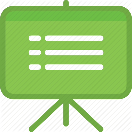 Blackboard, Chalkboard, Easel, Whiteboard, Writing Board Icon