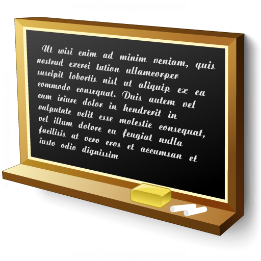 Iconexperience V Collection Blackboard Icon