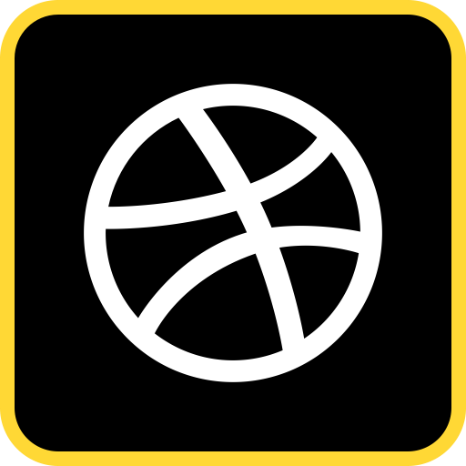 Dribbble, Media, Online, Social Icon Filled Icons