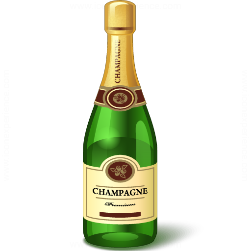 Iconexperience V Collection Champagne Bottle Icon