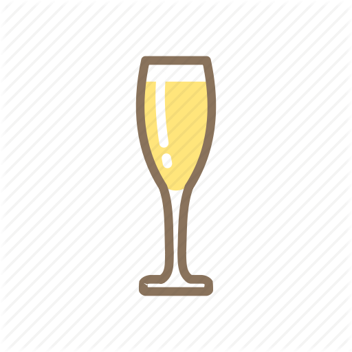 Champagne, Flute, Glass Icon