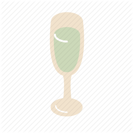 Champagne, Glass Icon