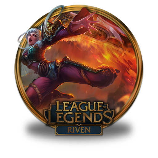 Riven Dragonblade Icon League Of Legends Gold Border Iconset