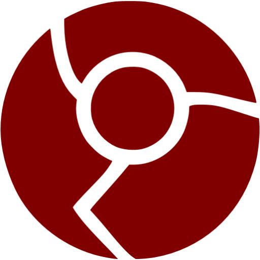 Maroon Chrome Icon