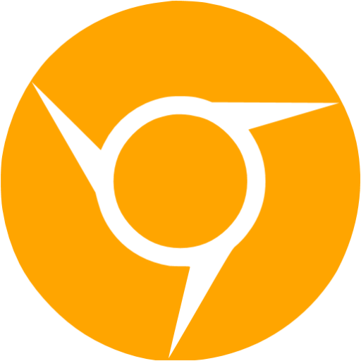 Orange Chrome Icon