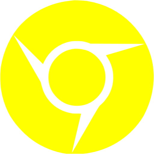 Yellow Chrome Icon