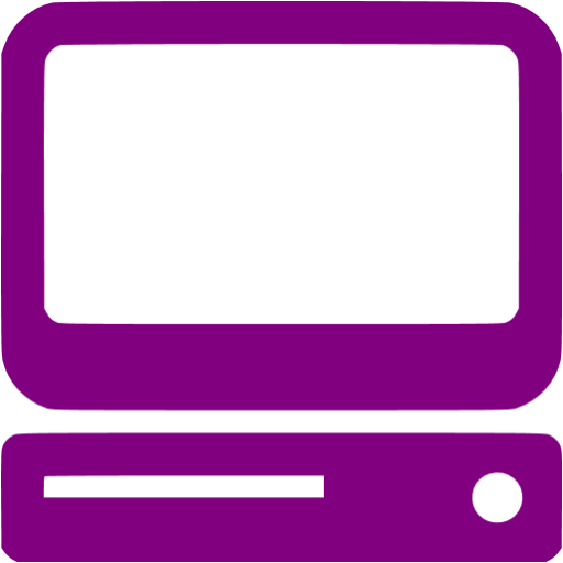 Purple Computer Icon