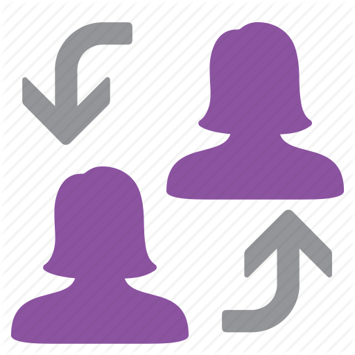 Change, Management, Swap, User, Woman Icon
