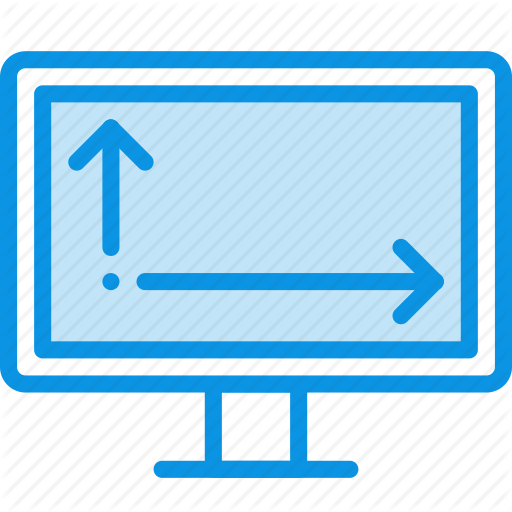Monitor, Size, Tv Icon