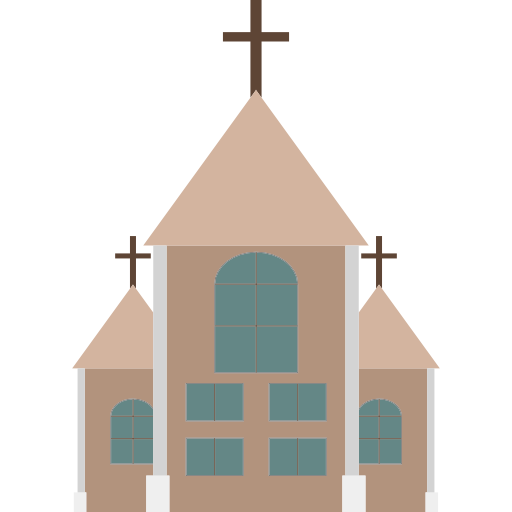 Buildings, Christian, Church, Chapel, Temple, Religion, Monuments Icon