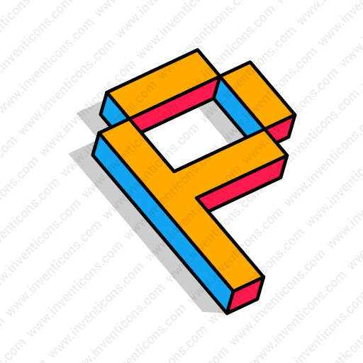 Download P,letter,alphabet,character Icon Inventicons