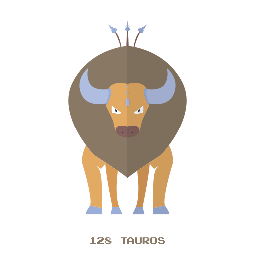 Kanto, Normal, Pokemon, Tauros Icon