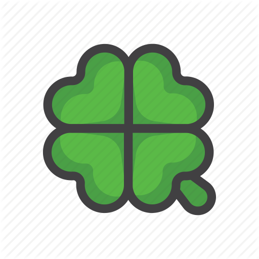 Charm, Clover, Four Leaf, Four Leaf Clover, Luck, Slot Machine Icon
