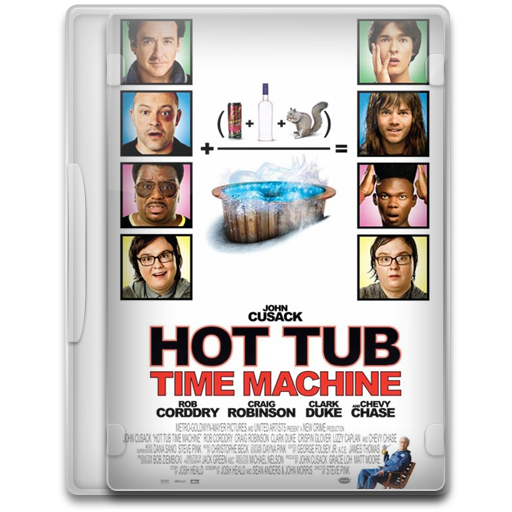 Covers, Cover, Hot, Tub, Time, Machine, Movie Icon Free