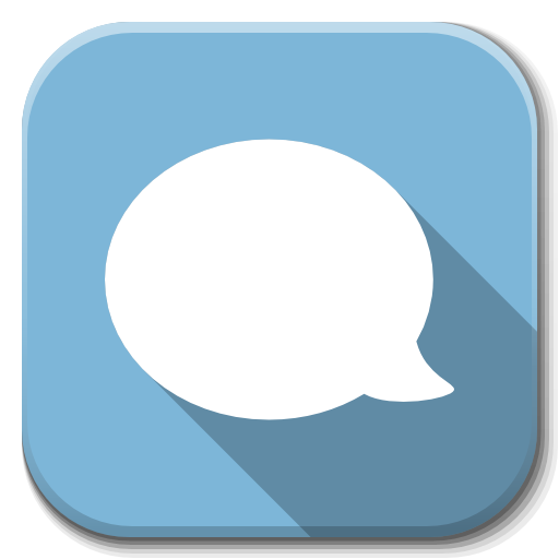 Apps Chat B Icon Flatwoken Iconset Alecive