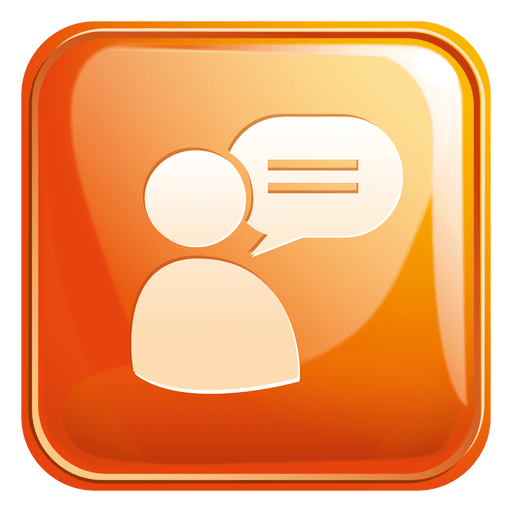 Chat Support Square Icon