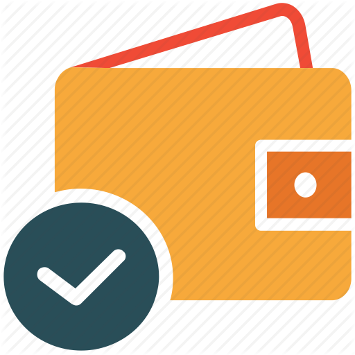 Check Mark, Payment, Safe, Wallet Icon Icon Search Engine