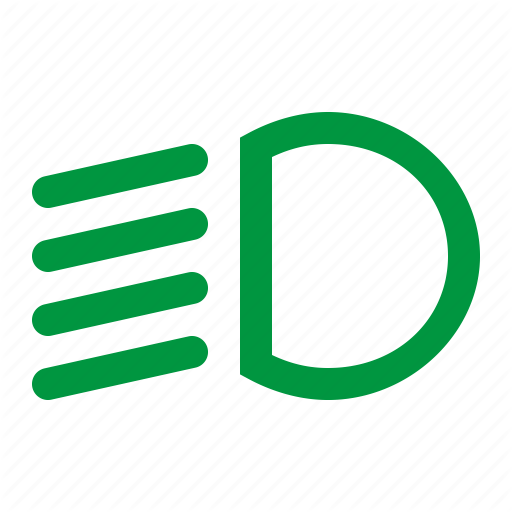 Dashboard, Indicator, Low Beam, Low Light, Warning Icon