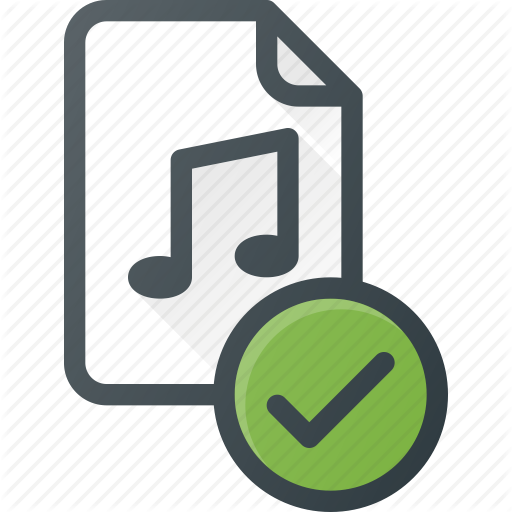 Audio, Check, File, Music, Sound Icon