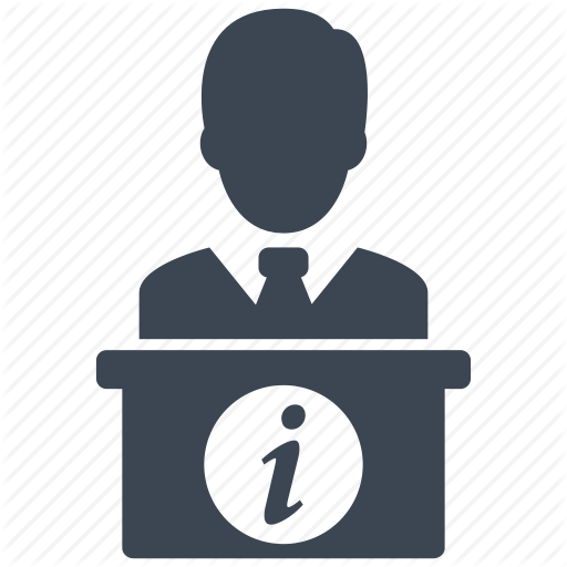 Check In, Counter, Desk, Help, Info, Reception, Support Icon