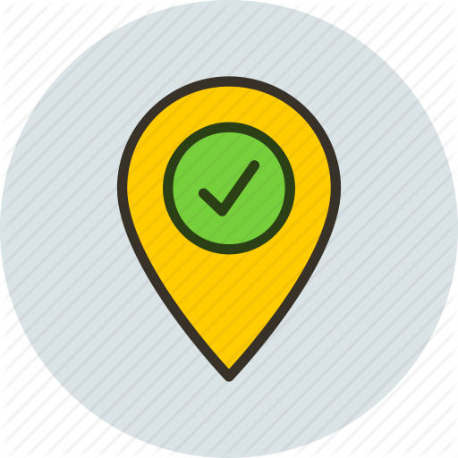 Check In, Geo, Location, Targeting Icon