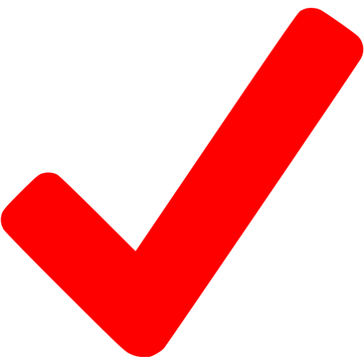 Red Checkmark Icon