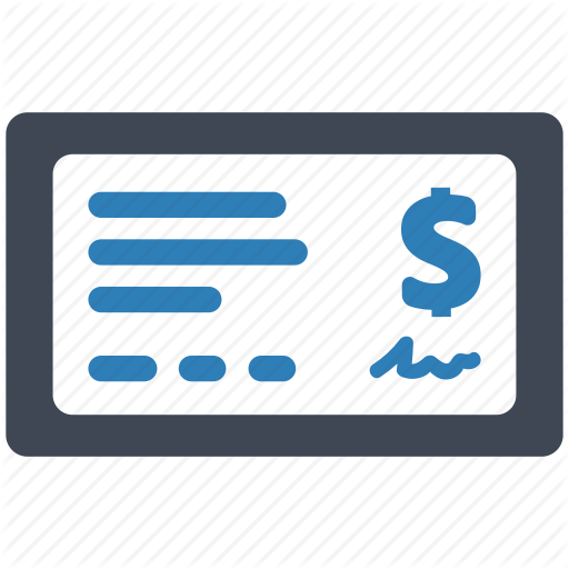 Bank, Check, Payment Icon